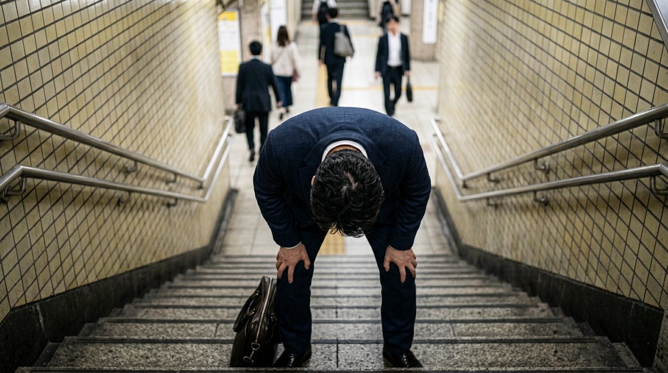 運動不足の痛感